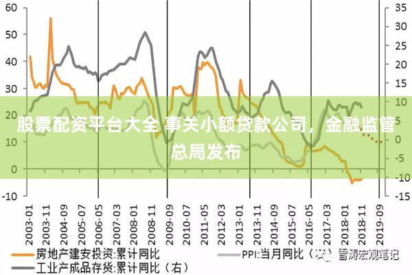 股票配资平台大全 事关小额贷款公司，金融监管总局发布